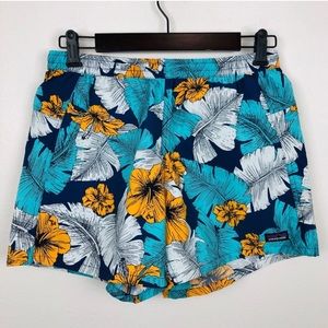 Patagonia High Waited Floral Beach Shorts